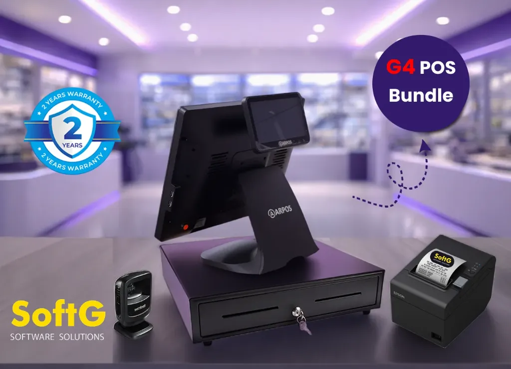 [555120] SoftG POS Bundle - Starter Package G4