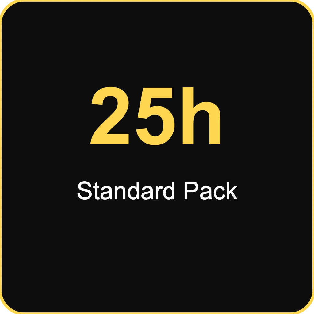 Standard 25-Hour Pack